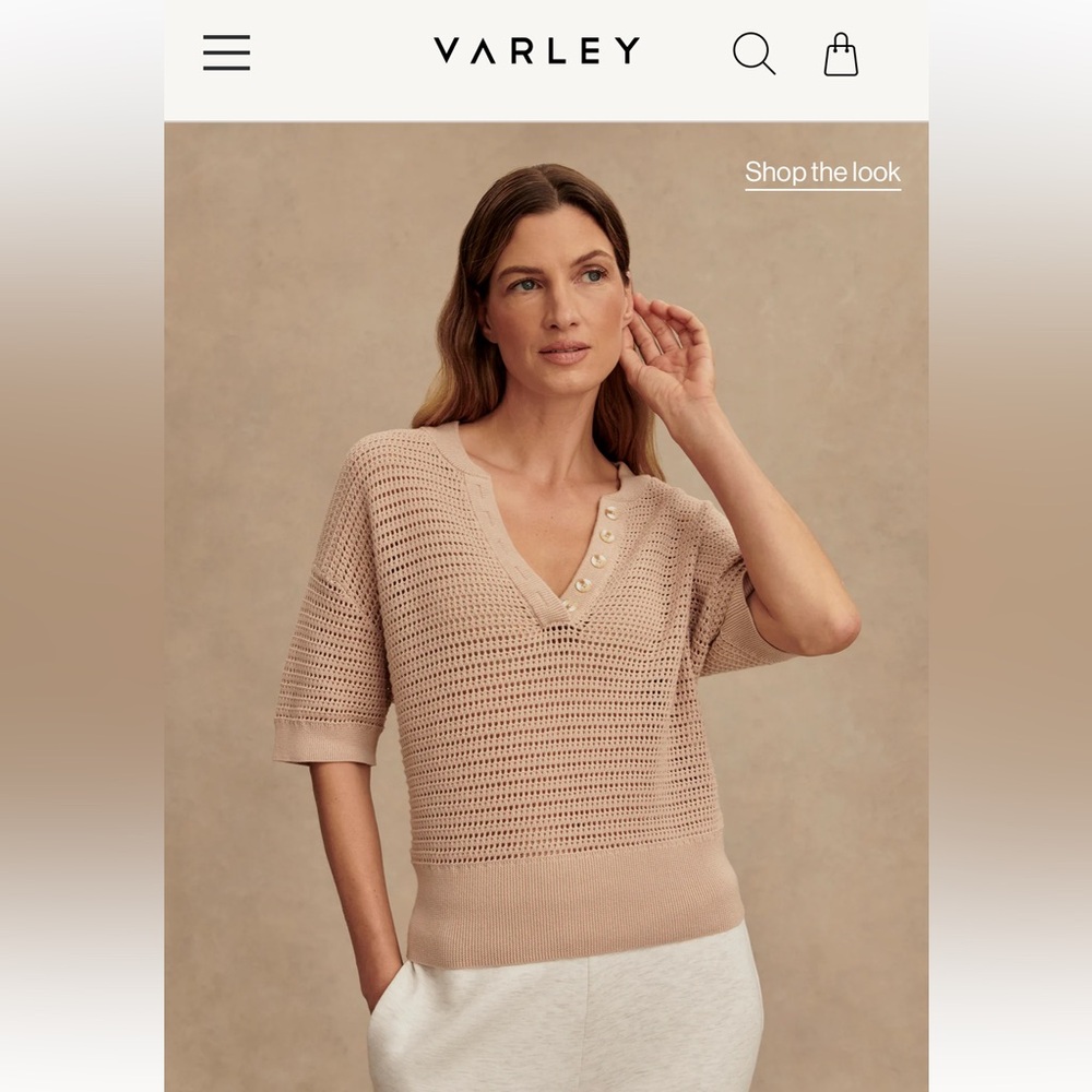 Varley Women's Cream Sweater